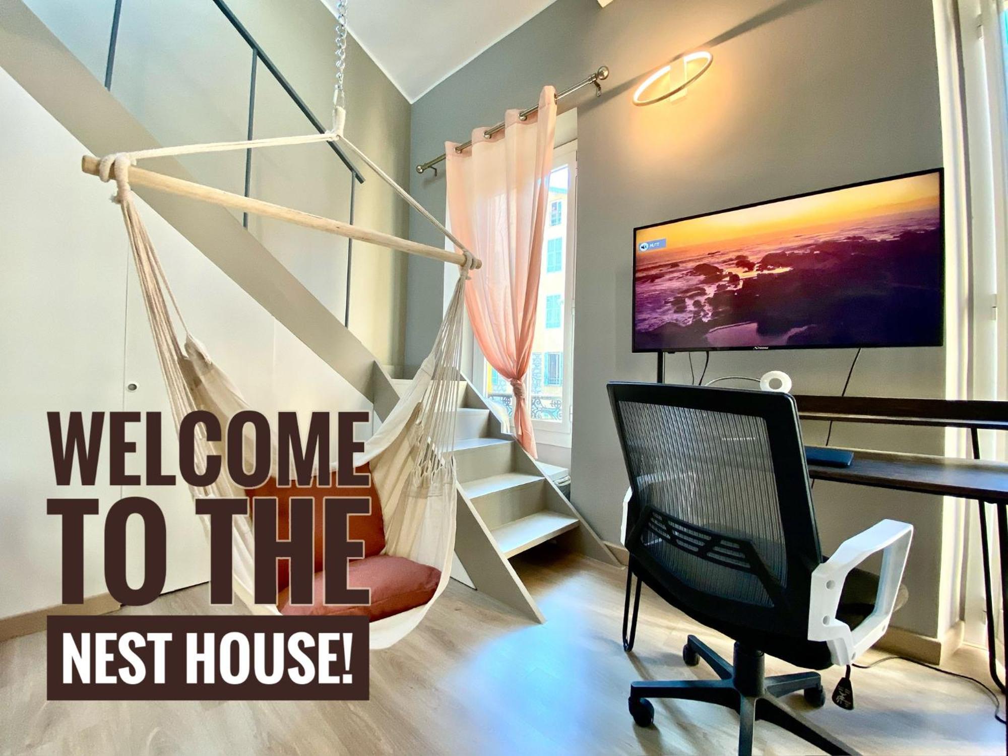 Lovely & Sunny Loft Heart Of Nice With A/C! Eksteriør billede